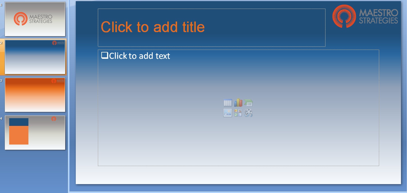 PowerPoint Design by Jovan for Maestro Strategies | Design #1663051