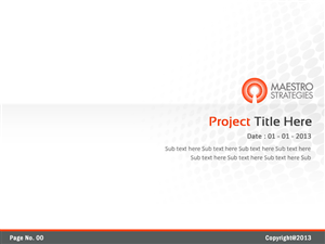 PowerPoint Design by Best Design Hub for Maestro Strategies | Design: #1658027