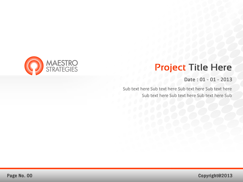 PowerPoint Design by Best Design Hub for Maestro Strategies | Design #1663758
