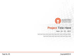 PowerPoint Design by Best Design Hub for Maestro Strategies | Design: #1703669