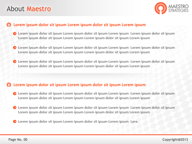 PowerPoint Design by Best Design Hub for Maestro Strategies | Design #1705605