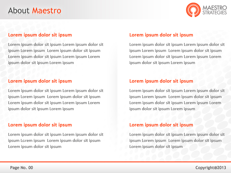 PowerPoint Design by Best Design Hub for Maestro Strategies | Design #1705719
