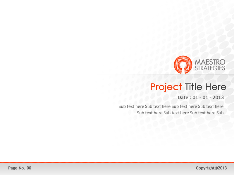 PowerPoint Design by Best Design Hub for Maestro Strategies | Design: #1967403