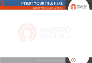 PowerPoint Design by dexygnmachjne for Maestro Strategies | Design: #1695809