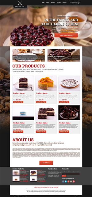 Web Design by iLibart for this project | Design #6217278