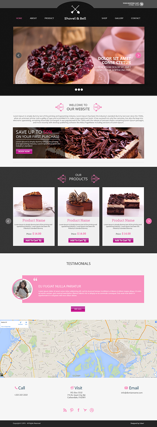 Web Design by iLibart for this project | Design #6227800