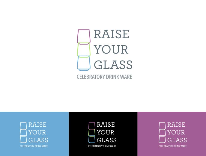 Logo Design by wonderland for Raise Your Glass | Design #6217858