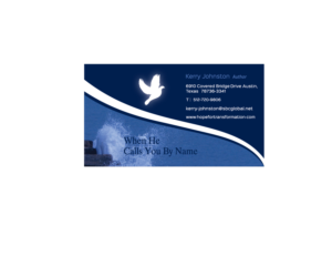 Visitenkarten-Design von emptyboxgraphics für Hope for Transformation | Design: #7012485