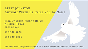 Business Card Design by lisasstuff for Hope for Transformation | Design #6237597