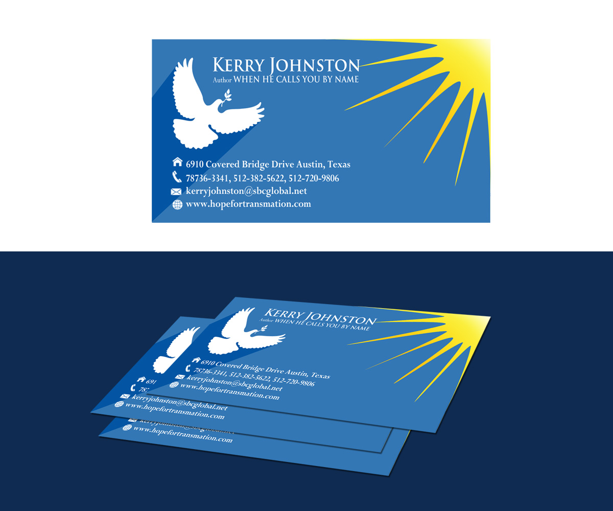 Business Card Design by polj designs for Hope for Transformation | Design #6234549