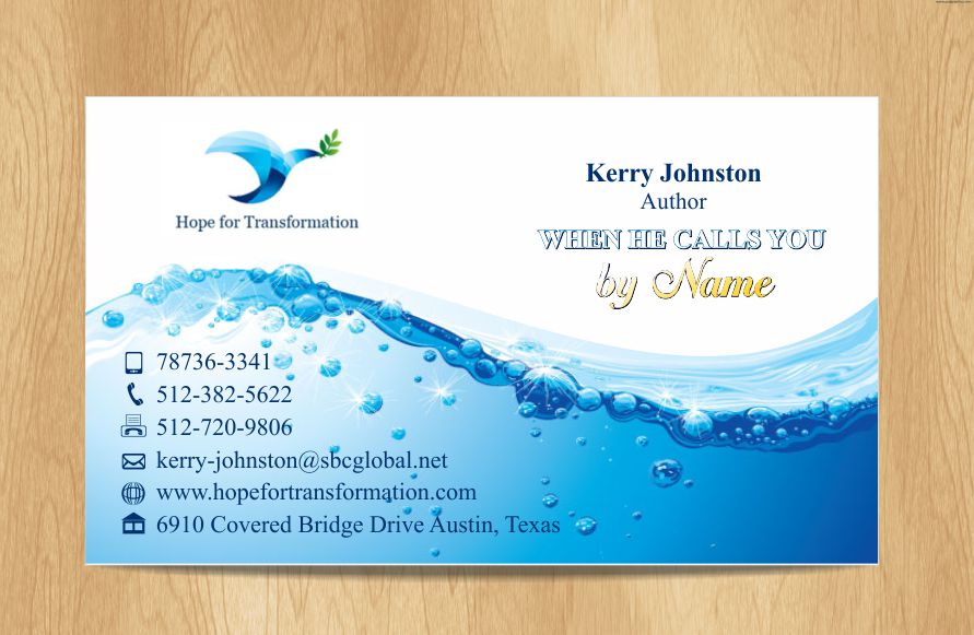 Diseño de Tarjeta de Presentación por IneseRo para Hope for Transformation | Diseño #6237817