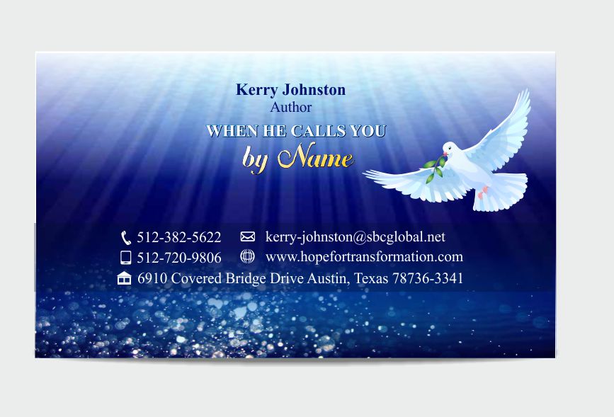 Diseño de Tarjeta de Presentación por IneseRo para Hope for Transformation | Diseño #6241005