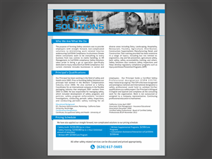 Safety Solutions | Diseño de Flyer por HYPdesign