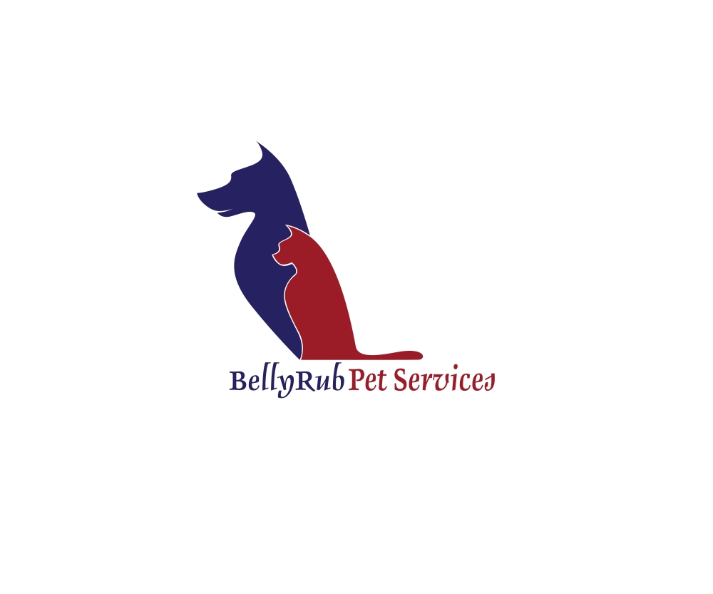 Logo Design by raddizzie for BellyRub Pet Services, LLC | Design #1685332