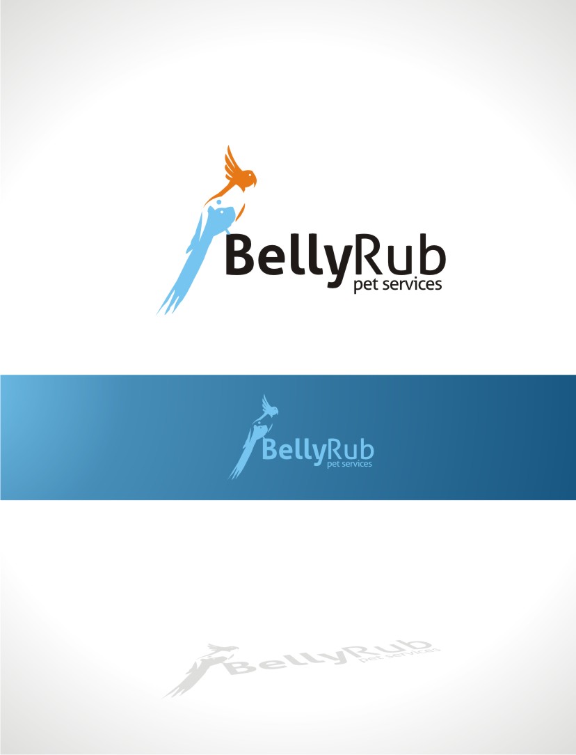 Logo Design by gray mind for BellyRub Pet Services, LLC | Design #1656814
