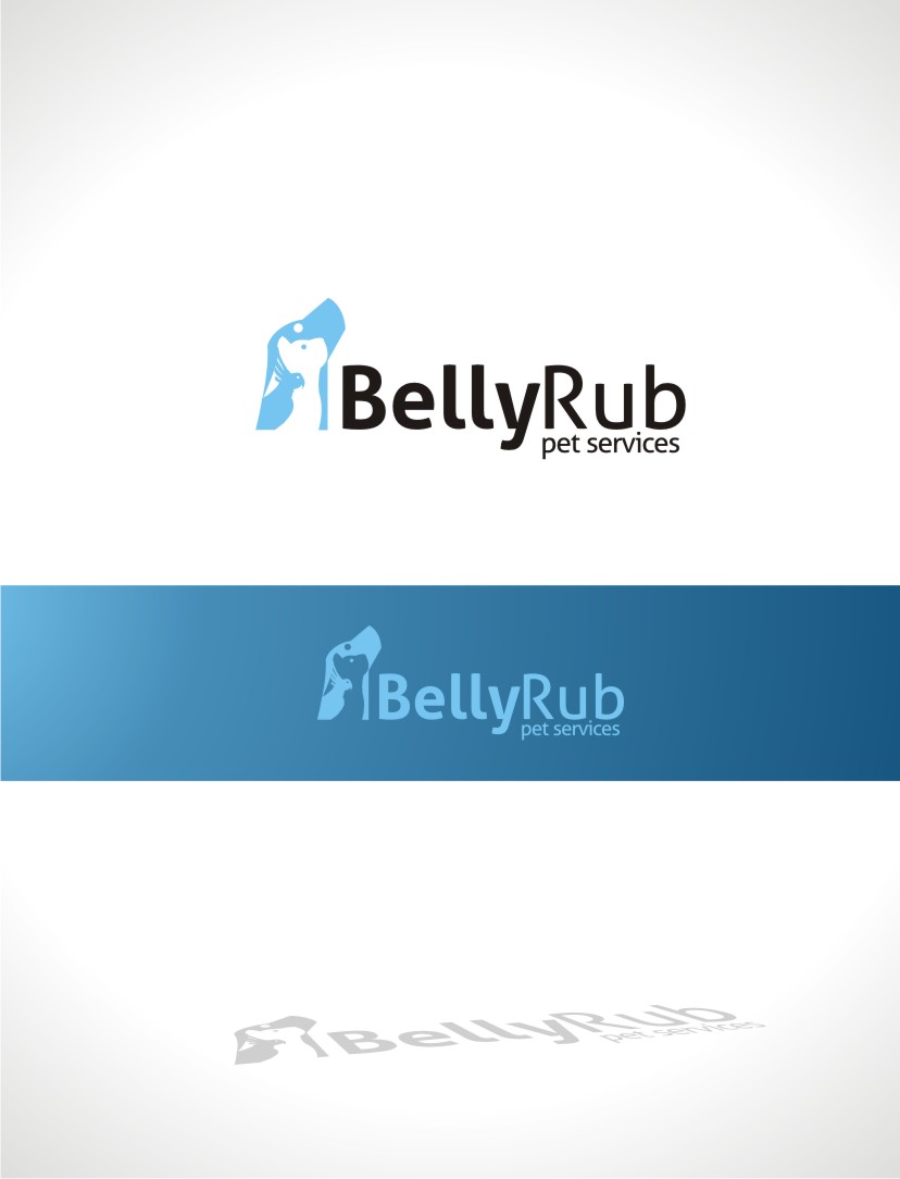 Logo Design by gray mind for BellyRub Pet Services, LLC | Design #1668076