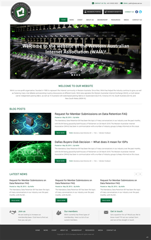 Design Wordpress par pb pour Western Australian Internet Association Inc. | Design : #6270638