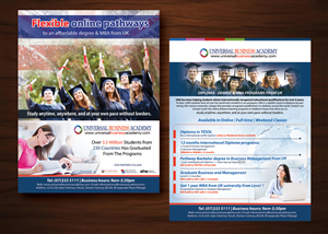 Flyer Design by uk for Universal Business Academy | Design: #6244936