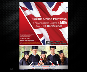 Universal Business Academy Need a new flyer Design