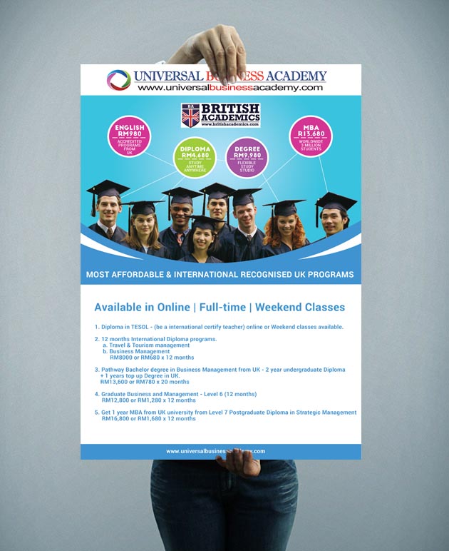 training flyer design