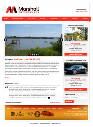 Design Wordpress par Expert Designer pour AuctionServices.com, Inc. | Design : #1660148