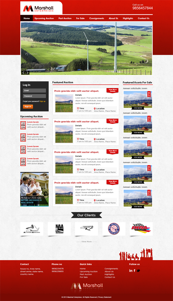 Wordpress Design by Mayank Patel for AuctionServices.com, Inc. | Design #1669696
