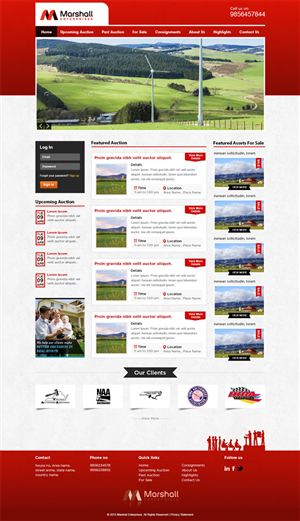 Wordpress Design Project (Marshall) | Wordpress Design by Mayank Patel