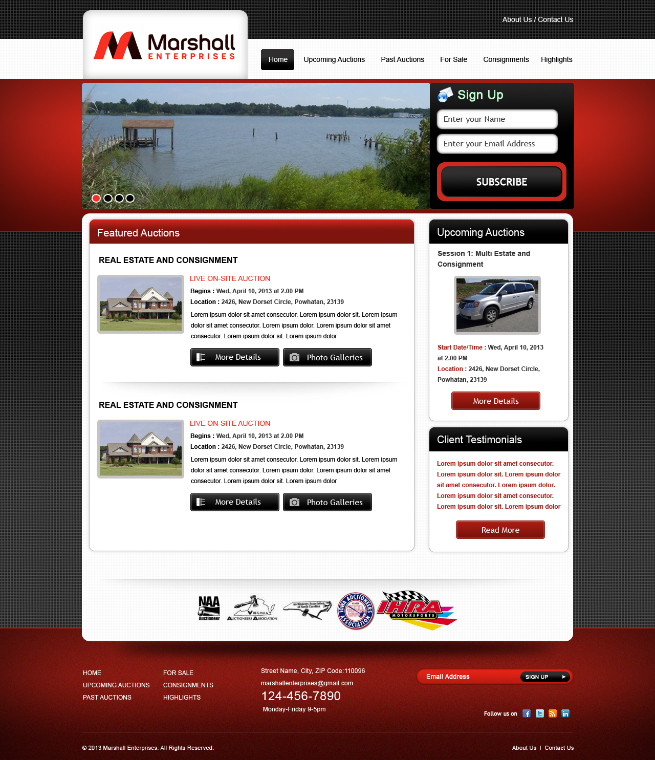 Wordpress Design by Jagannath for AuctionServices.com, Inc. | Design #1654568