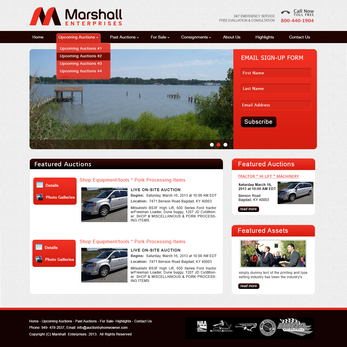 Design Wordpress par webxvision pour AuctionServices.com, Inc. | Design #1654476