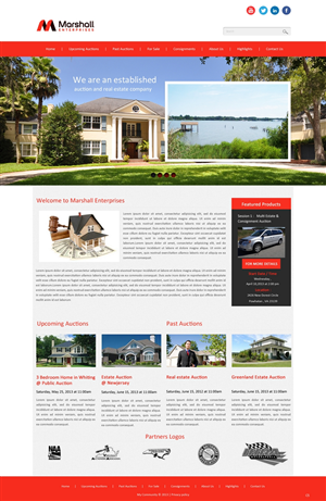 Design Wordpress par pb pour AuctionServices.com, Inc. | Design : #1656669