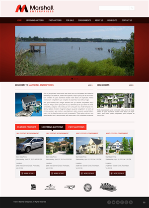 Design Wordpress par pb pour AuctionServices.com, Inc. | Design : #1661853