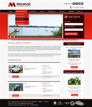 Design Wordpress par Creative X Designs pour AuctionServices.com, Inc. | Design : #1658982