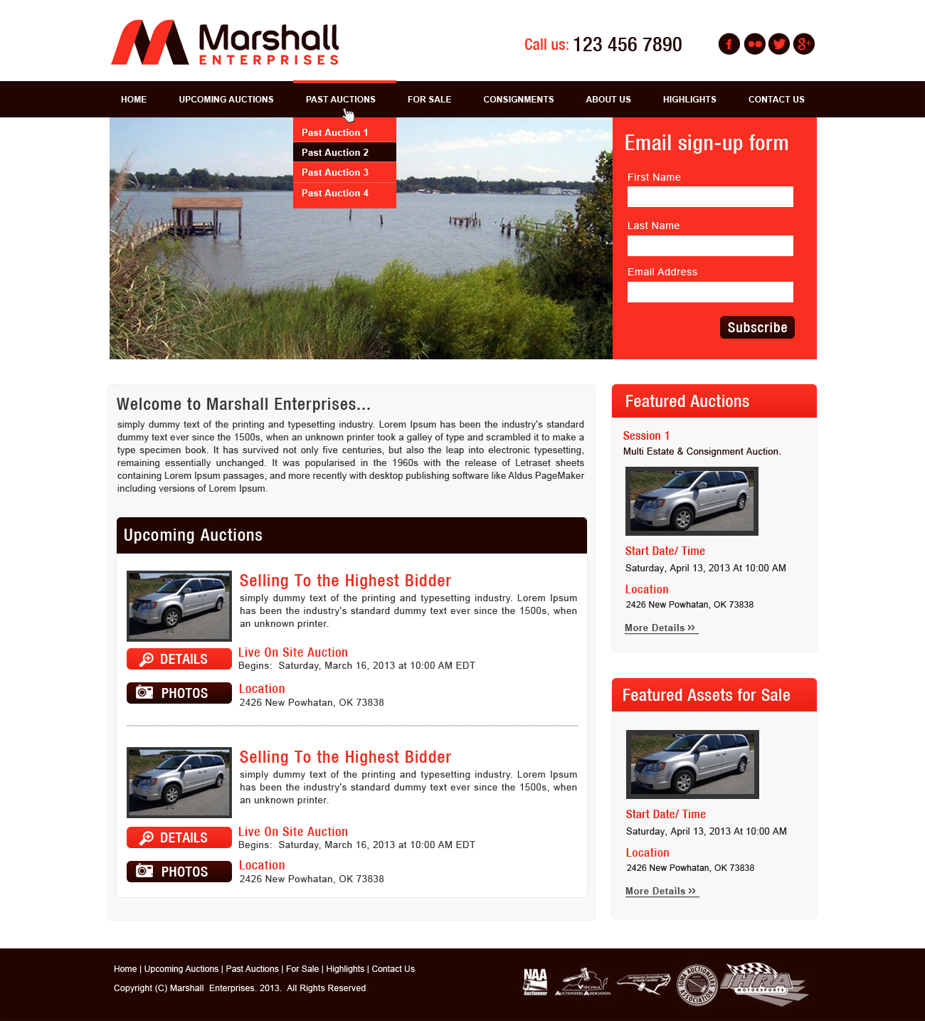 Wordpress Design by Creative X Designs for AuctionServices.com, Inc. | Design #1671446