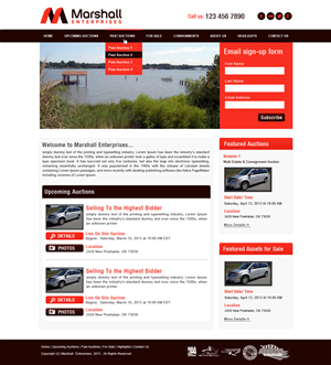 Design Wordpress par Creative X Designs pour AuctionServices.com, Inc. | Design : #1671446
