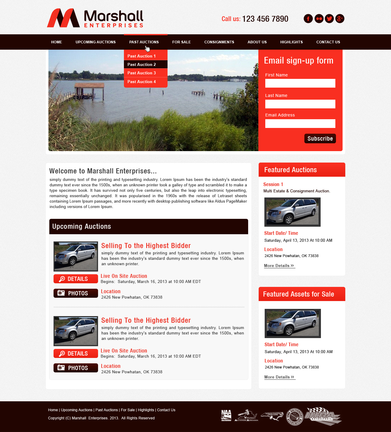 Wordpress Design by Creative X Designs for AuctionServices.com, Inc. | Design #1671451