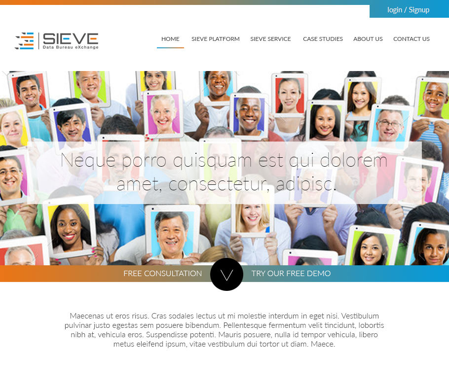 Web Design by Omee for Wolfhound Software | Design #6303402