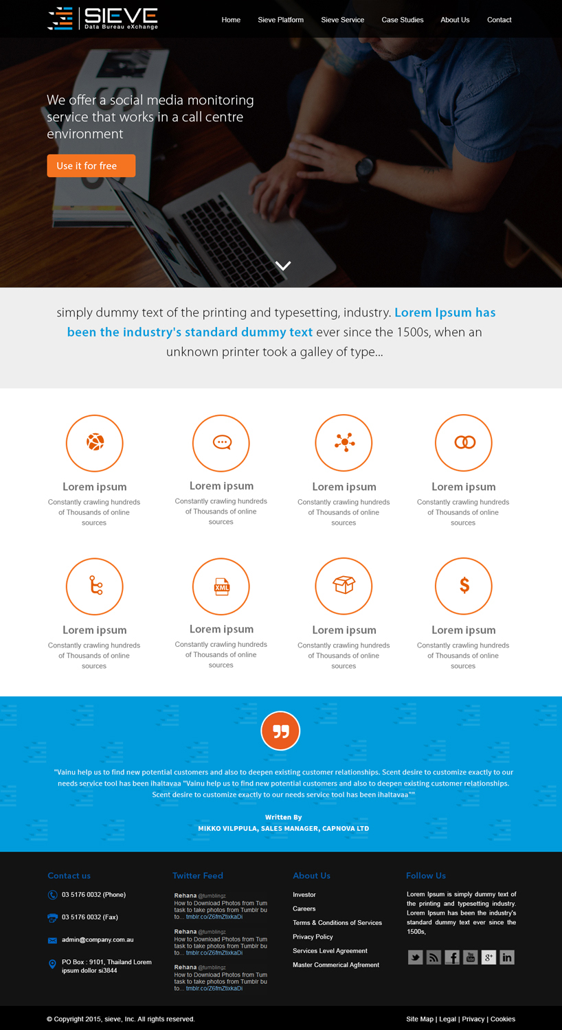 Web Design by webxvision for Wolfhound Software | Design #6286914