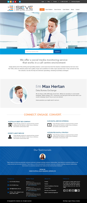 Web Design par webxvision pour Wolfhound Software | Design #6286927
