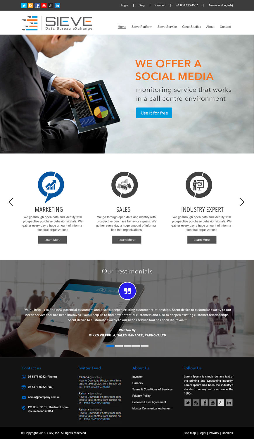 Web Design by webxvision for Wolfhound Software | Design #6289746