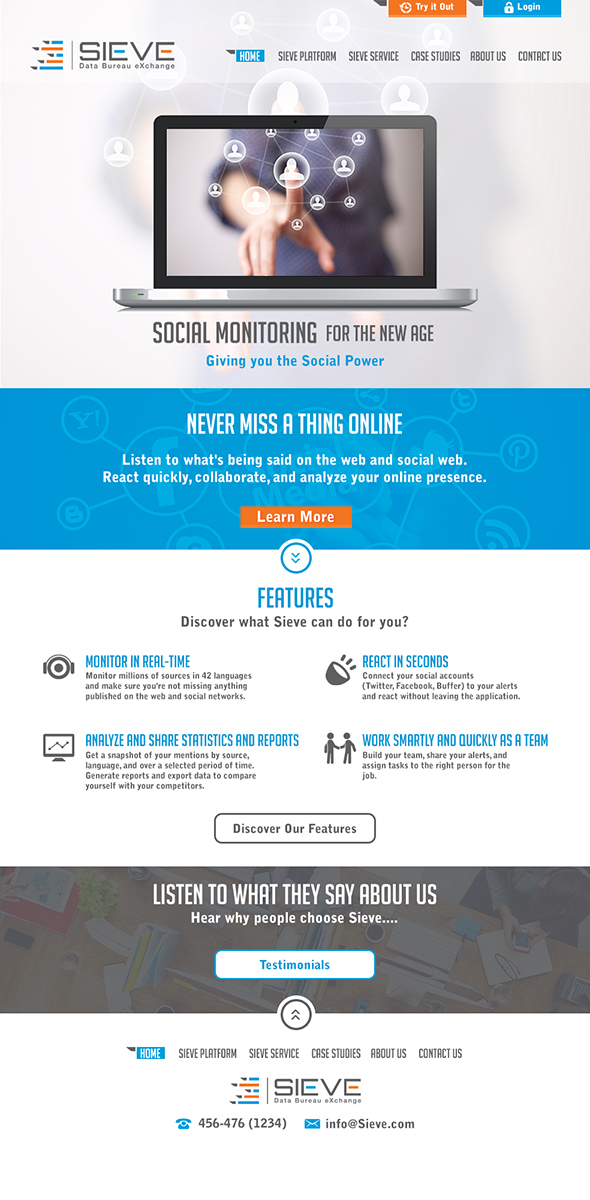 Web Design by creationz2011 for Wolfhound Software | Design #6302554