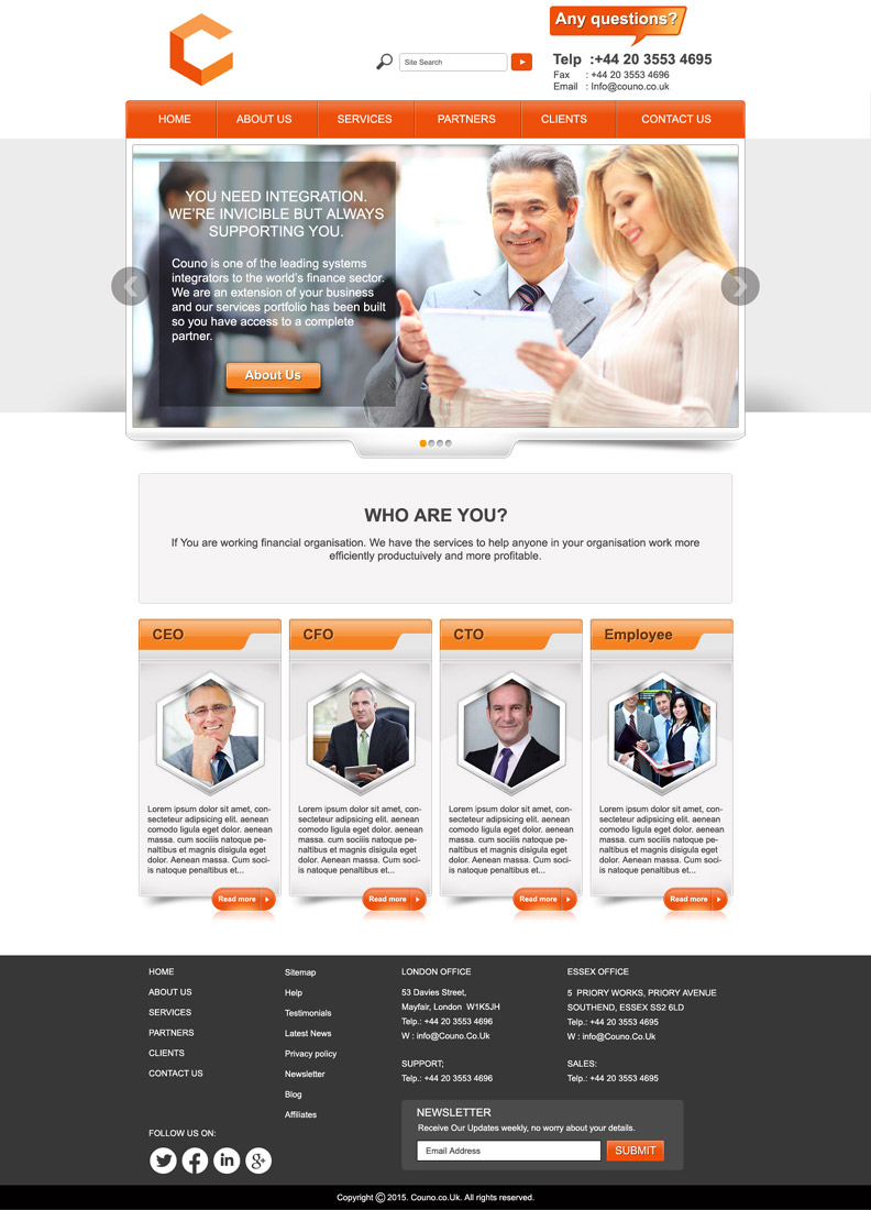 Web Design by DesignXyz for this project | Design #6282002