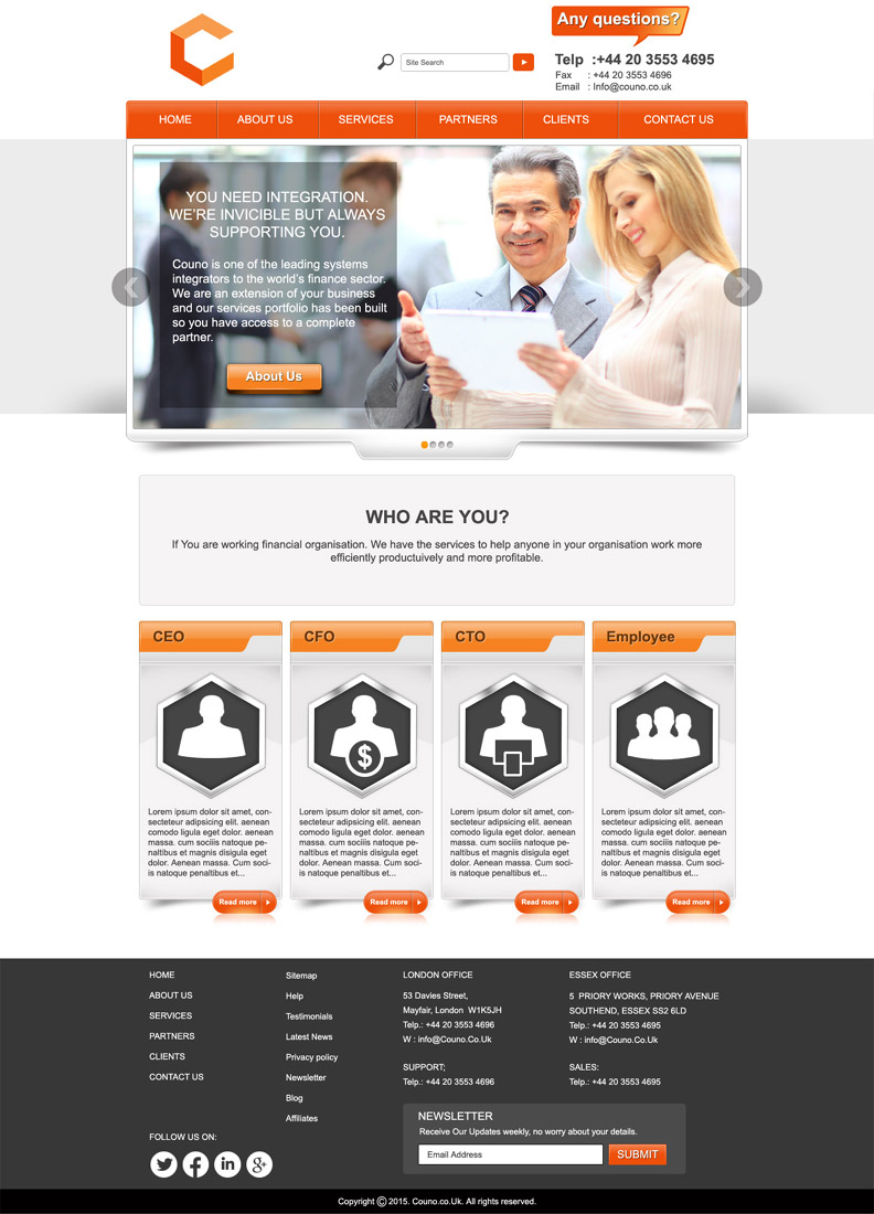 Web Design by DesignXyz for this project | Design #6282049