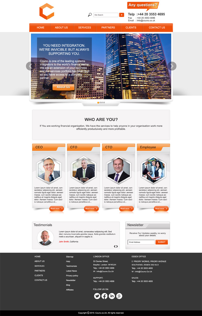 Web-Design von DesignXyz für dieses Projekt | Design #6284924