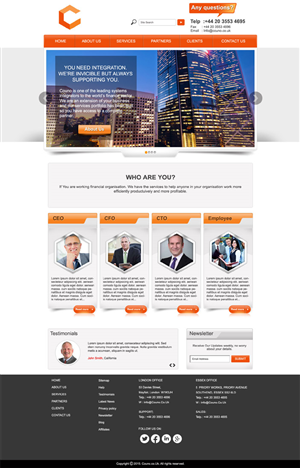 Web Design par DesignXyz pour ce projet | Design : #6284924