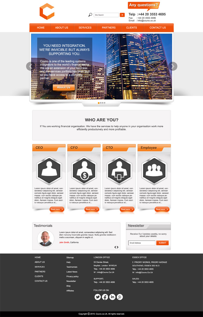 Web Design by DesignXyz for this project | Design #6284972