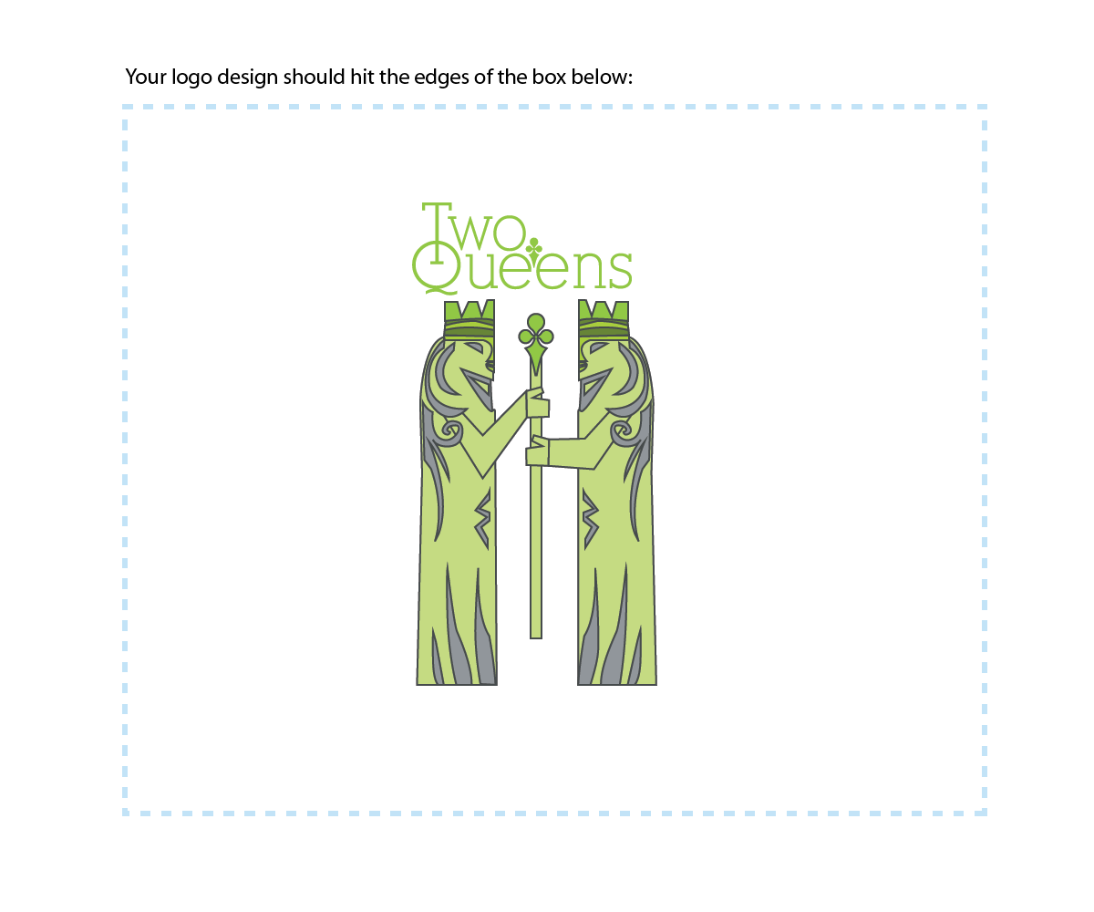 Logo Design by mdbigney for Two Queens, LLC | Design #6458371