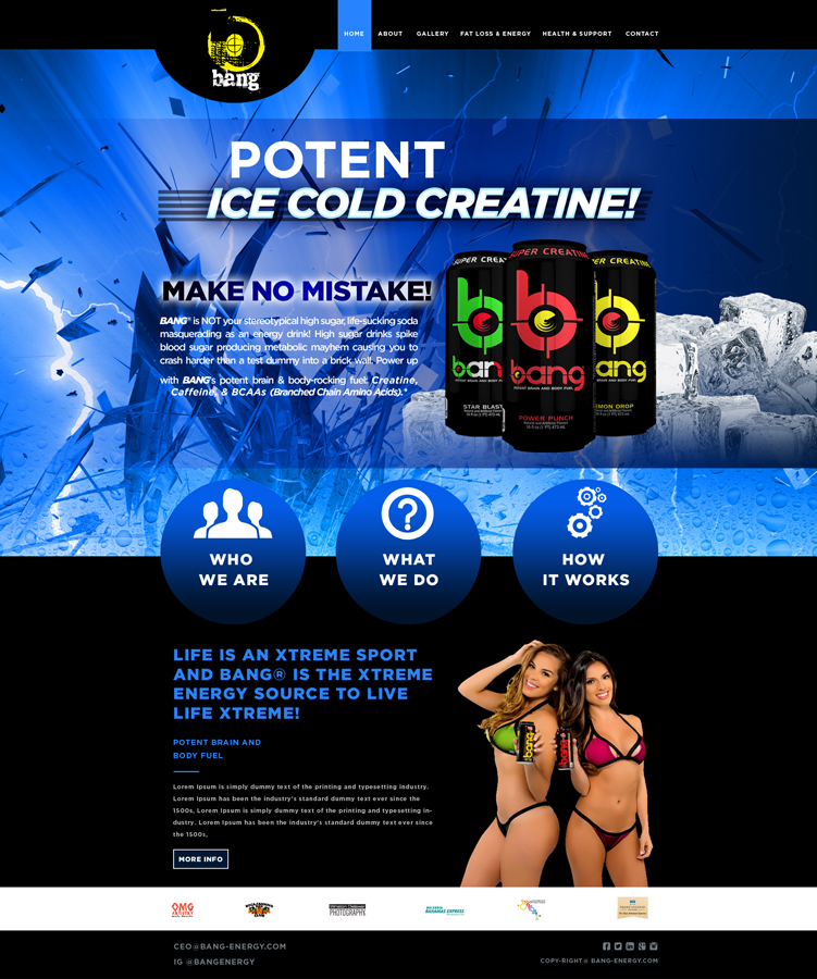 Web Design by Bright Star for VPX SWIM AND SPORTS GEAR, LLC | Design #6306956