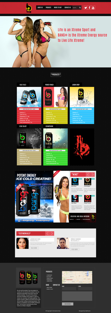Web Design by Da Miracle for VPX SWIM AND SPORTS GEAR, LLC | Design #6286433