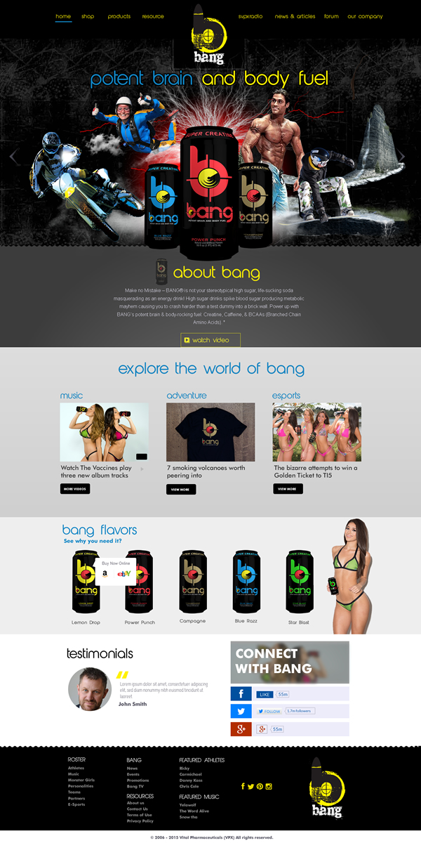 Diseño Web por Behriatech para VPX SWIM AND SPORTS GEAR, LLC | Diseño #6302725