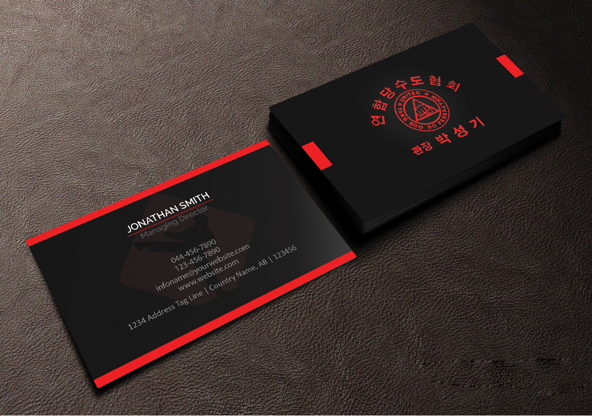 Business Card Design by Creations Box 2015 for Pak''s Karate of Green Cove Springs | Design #6315006